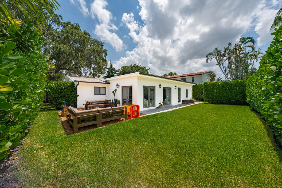 Back entertaining area at 739 NW 6TH Street, Boca Raton