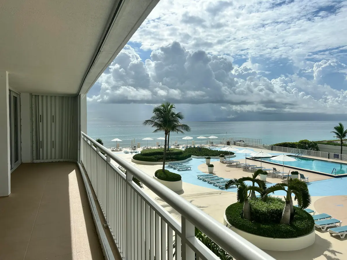 Balcony at 3546 S Ocean Boulevard 405, South Palm Beach