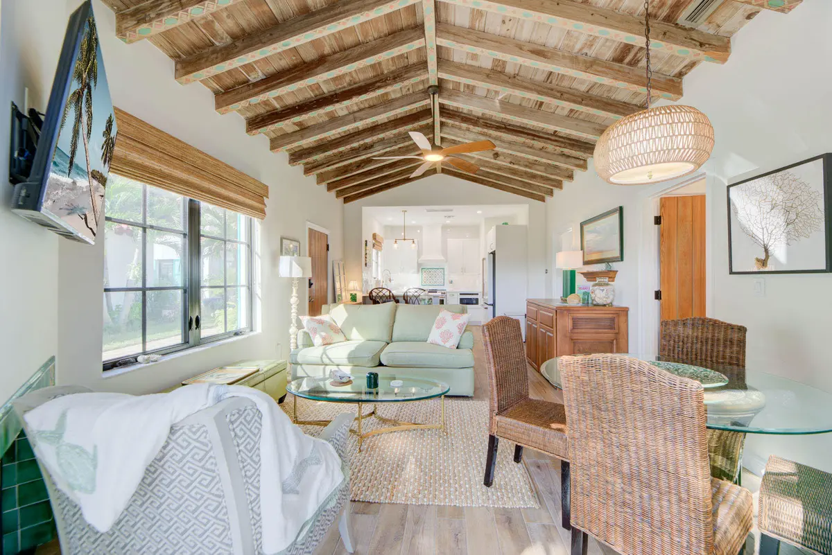 Living Room at 110 Marine Way #3 Valencia, Delray Beach