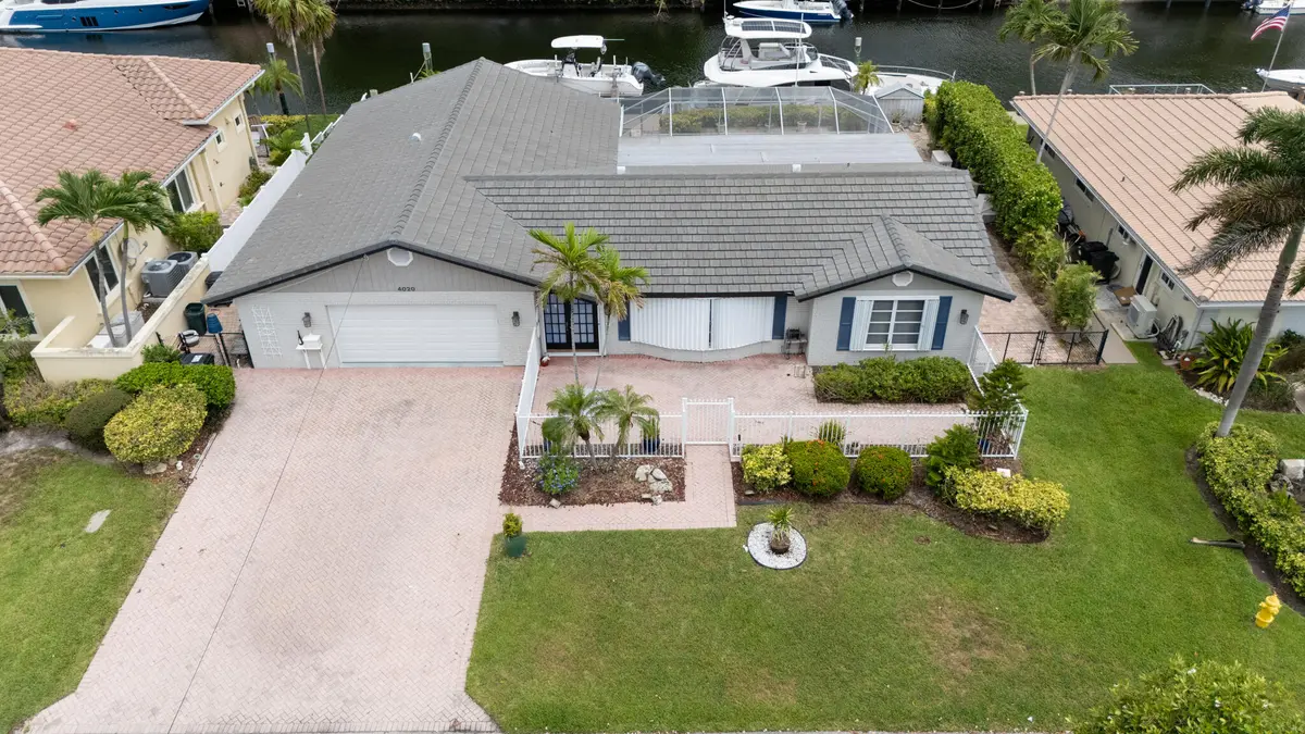 Aerial View at 4020 NE 24th Avenue, Lighthouse Point