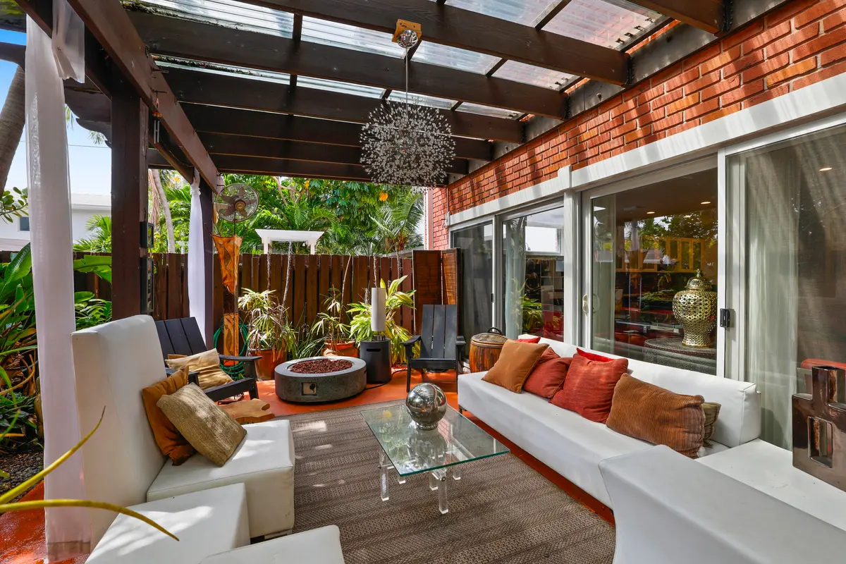 Patio at 7 Middlesex Drive, Wilton Manors