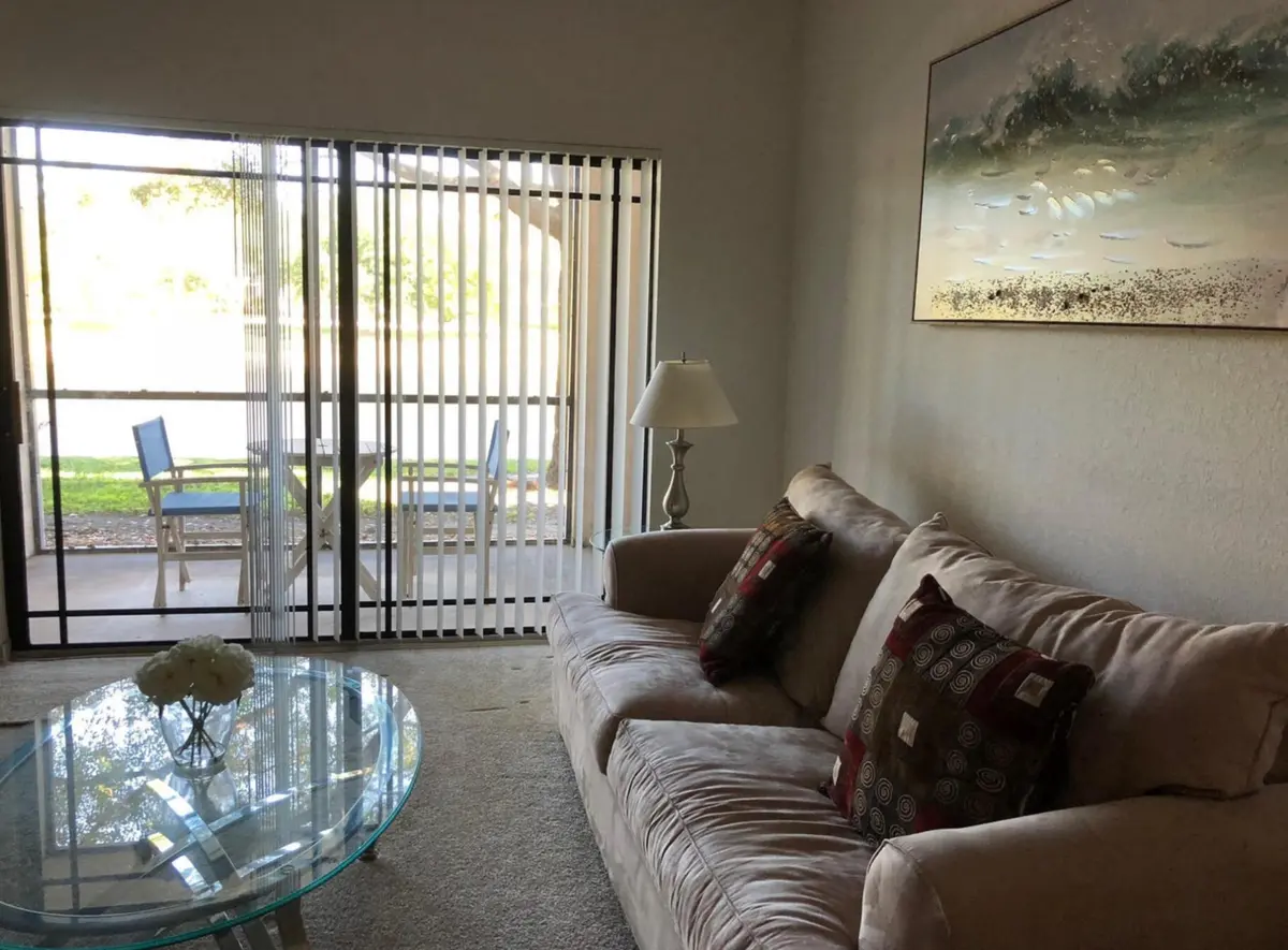 Living Room at 2806 VERONIA Drive 113, Palm Beach Gardens
