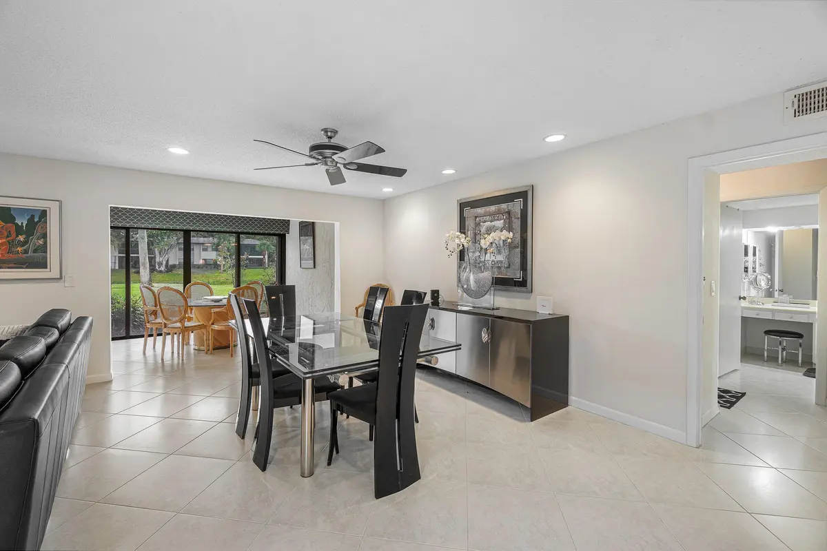 Living/Dining at 33 Southport Lane A, Boynton Beach