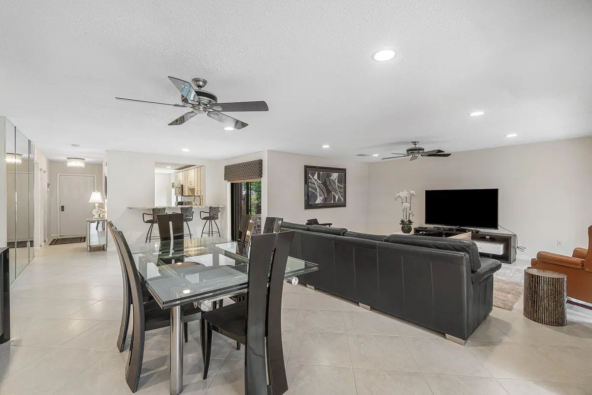 Living/Dining at 33 Southport Lane A, Boynton Beach