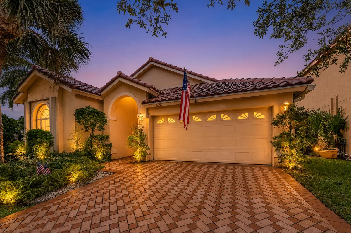 Evening Front View at 12910 Clifton, Boca Raton