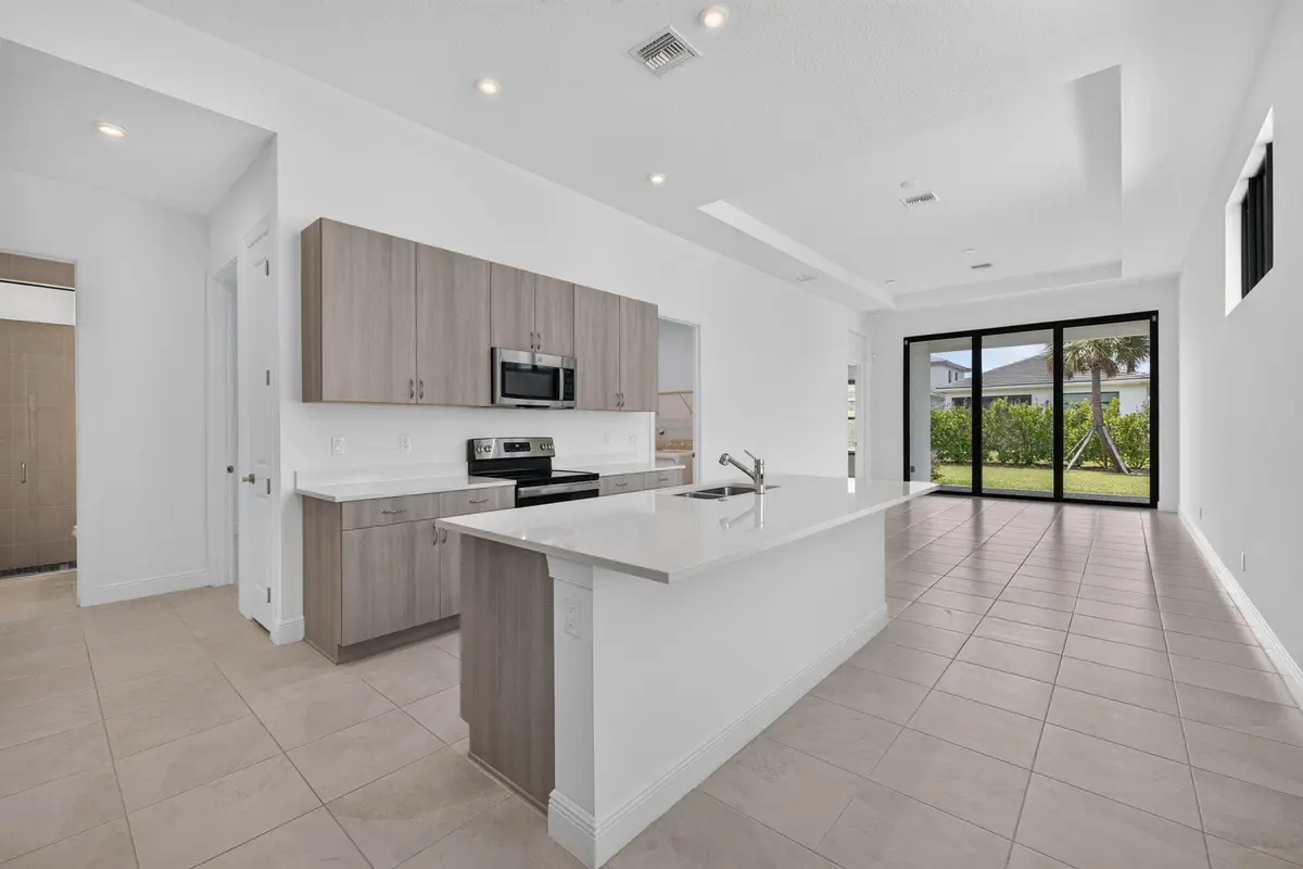 Kitchen & Living Area at 9148 SW Esule Way, Port St. Lucie