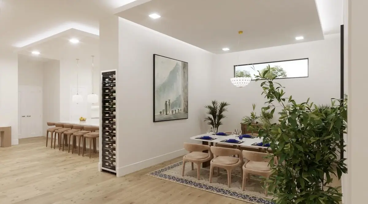 Dining Room at 2199 Eagle Oaks Lane, West Palm Beach