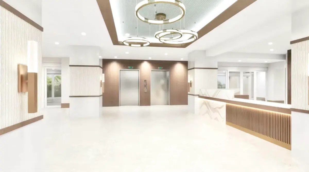 SOON TO BE COMPLETED LOBBY at 4101 N Ocean Boulevard D-1608, Boca Raton