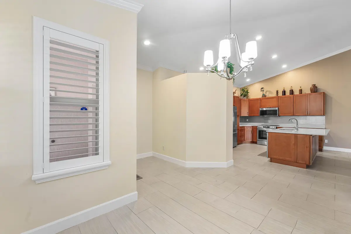 LIVING AND KITCHEN AREA at 315 CORAL TRACE Lane, Delray Beach