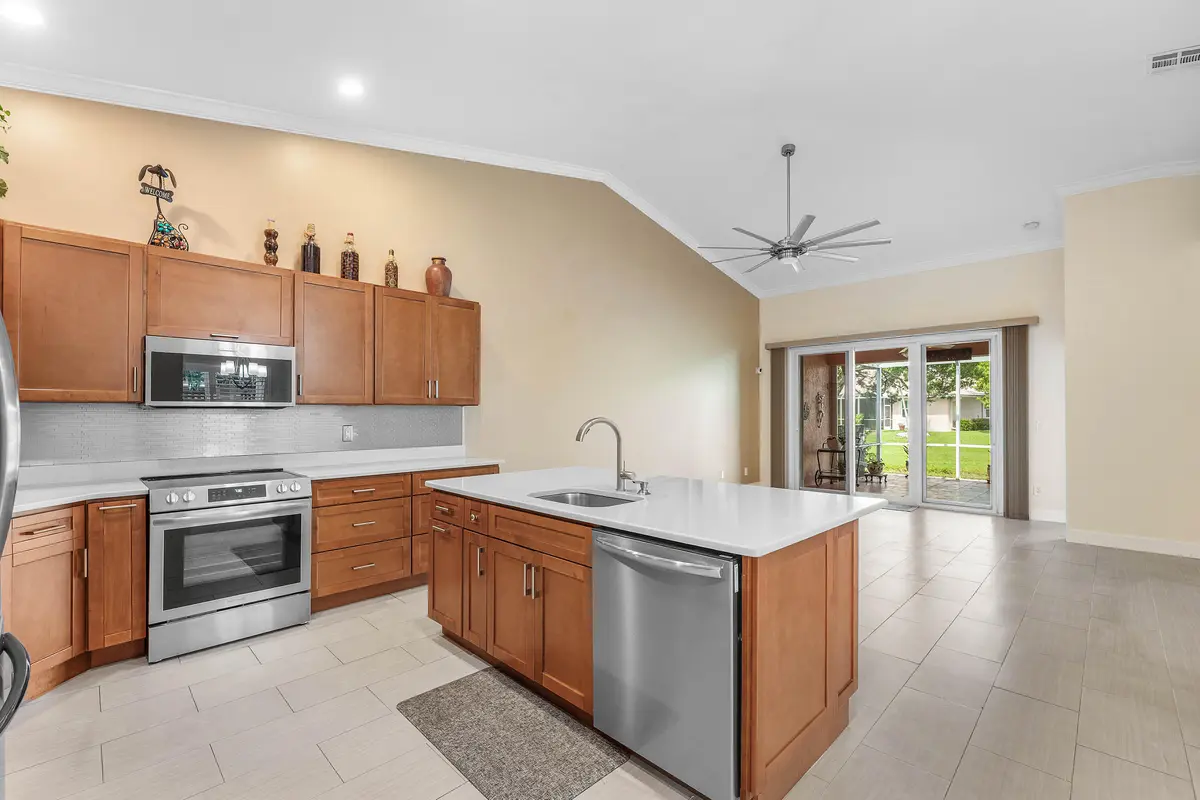 KITCHEN AND LIVING AREA at 315 CORAL TRACE Lane, Delray Beach