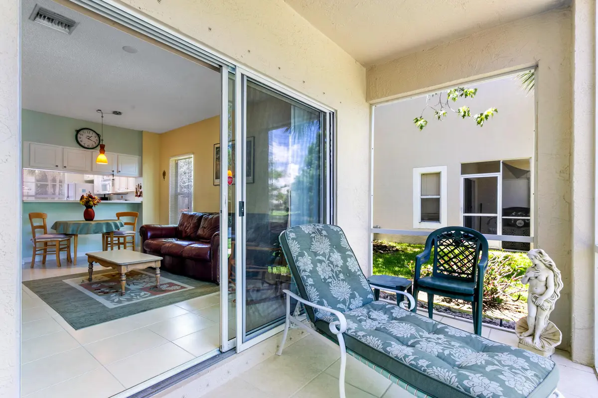 Screened Patio at 4976 PALMBROOKE Circle, West Palm Beach