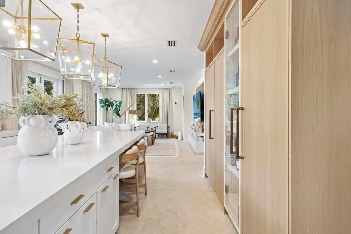Chef's Kitchen w/ Sub-Zero & Wine Bar at 2765 Brickell Court, Miami