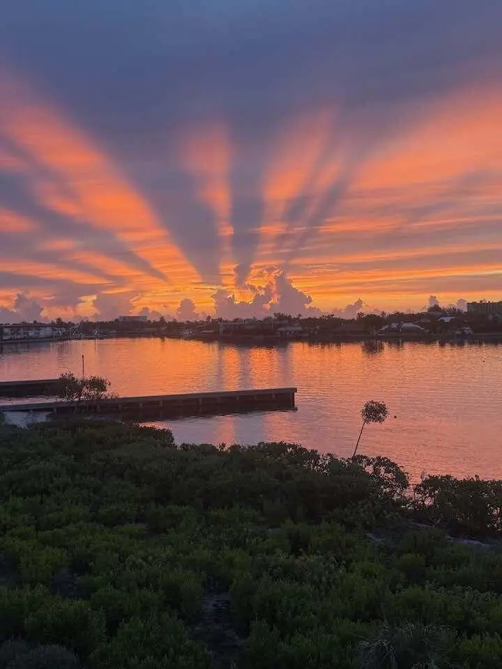 Sunrise view 8-26 at 21 HARBOUR ISLE Drive 302, Fort Pierce