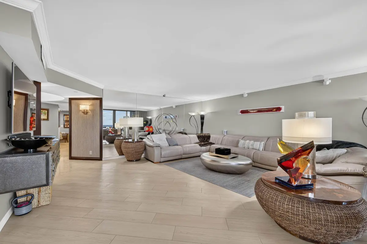 Living Area at 1500 S Ocean Boulevard 205, Boca Raton