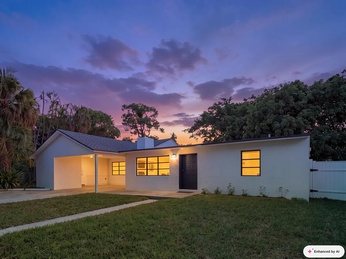 Front Twilight at 6700 Forest Court, West Palm Beach