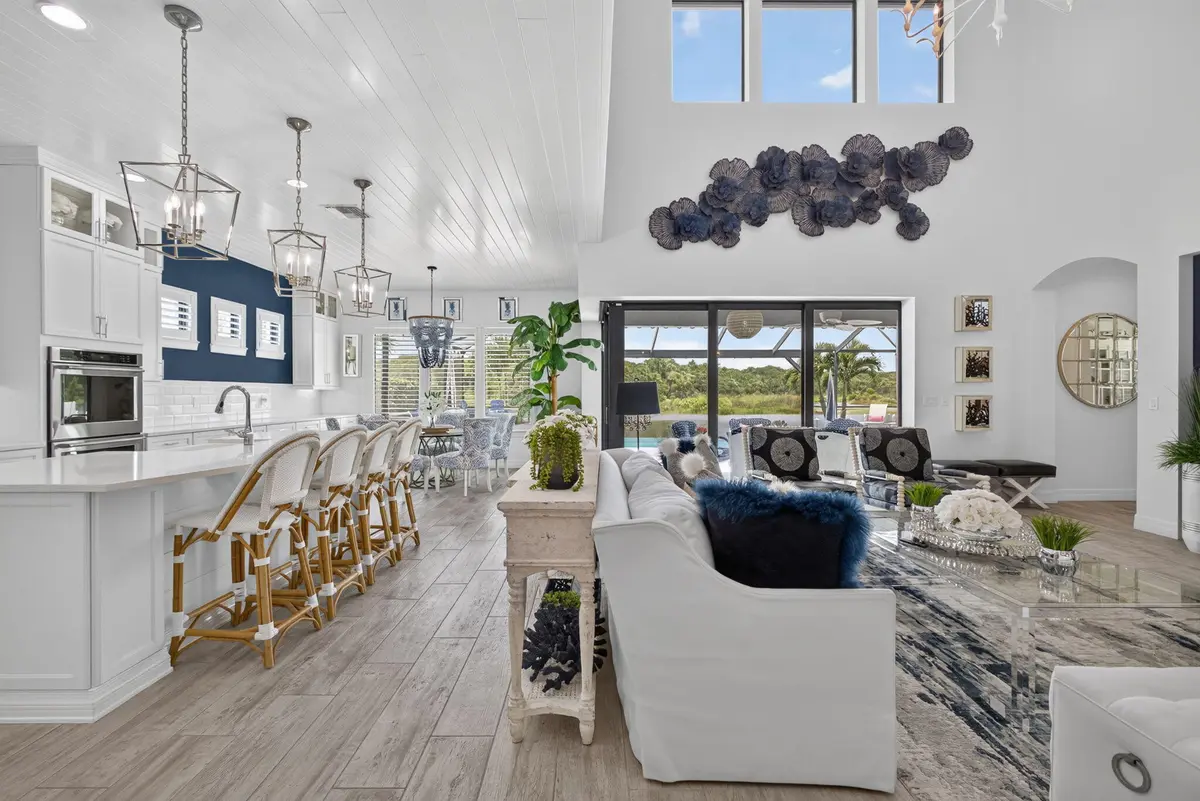 Kitchen & Living Room at 217 Blanca Isles Lane, Jupiter