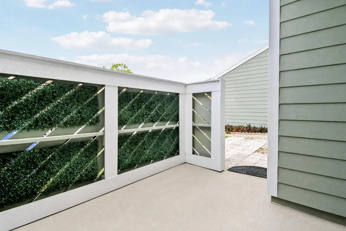 front patio off the kitchen at 202 LAKEWOOD Drive 11B, Jupiter