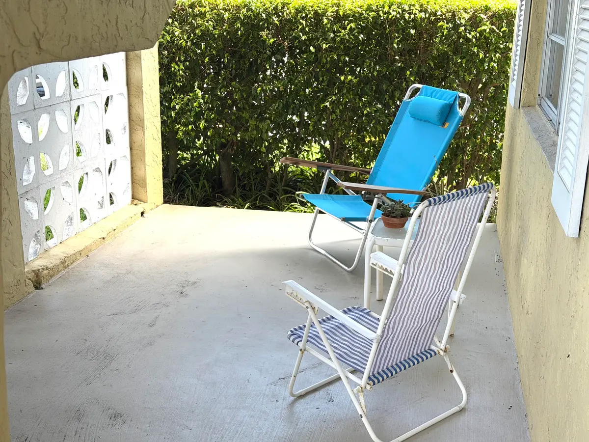 Porch at 1141 VIOLET Terrace 101, Delray Beach
