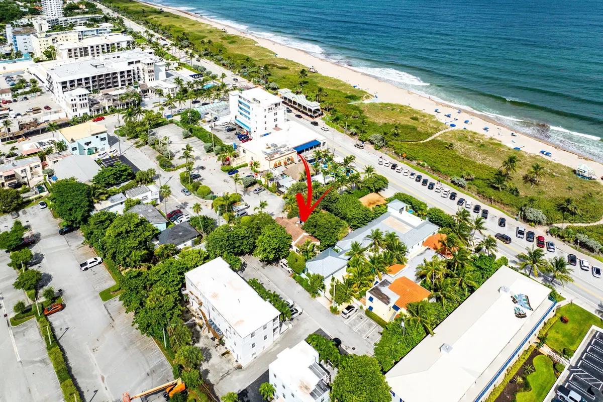 Aerial View at 72 S Ocean Boulevard 1, Delray Beach