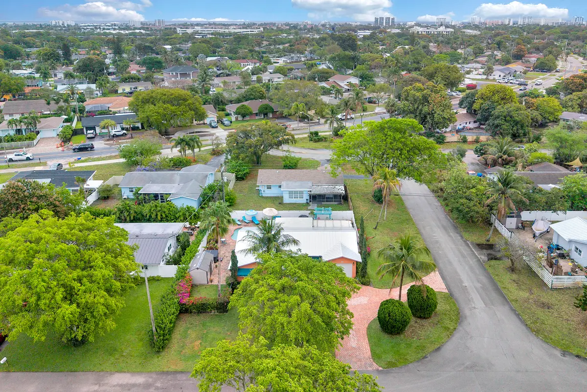 Aerial View at 661 Eagle Circle, Delray Beach