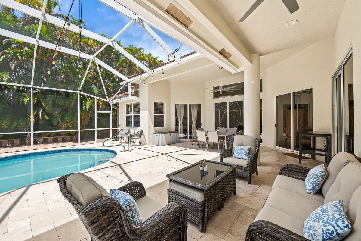 Patio and Pool at 21337 ROCK RIDGE Drive, Boca Raton