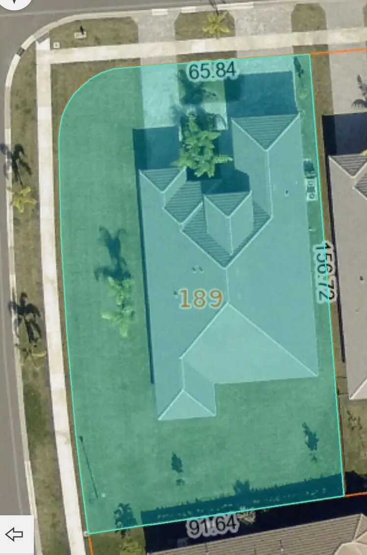 Lot dimensions at 11346 SW Sea Cv Lane, Port St. Lucie