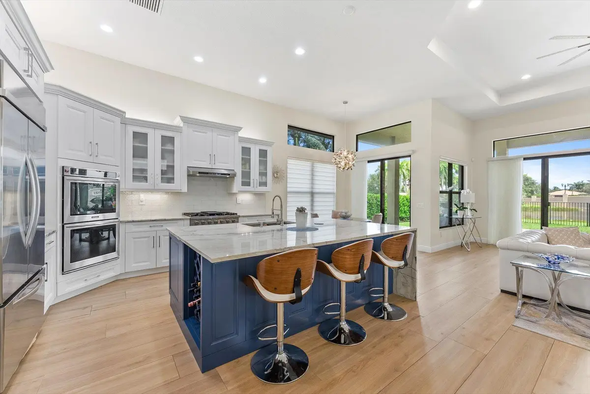 KITCHEN & WATER VIEW at 8986 Little Falls Way, Delray Beach