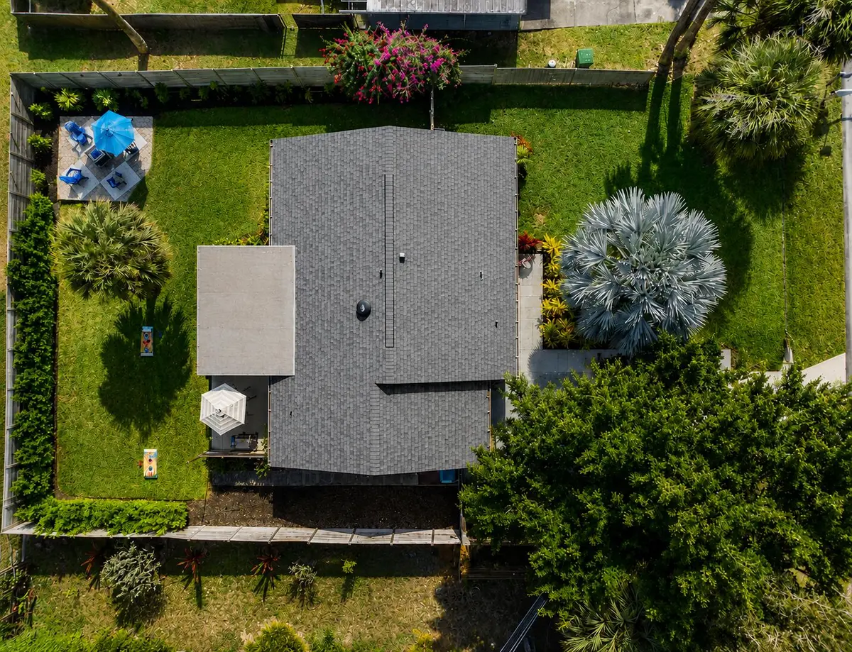 Drone overhead at 361 Toledo Street, Sebastian