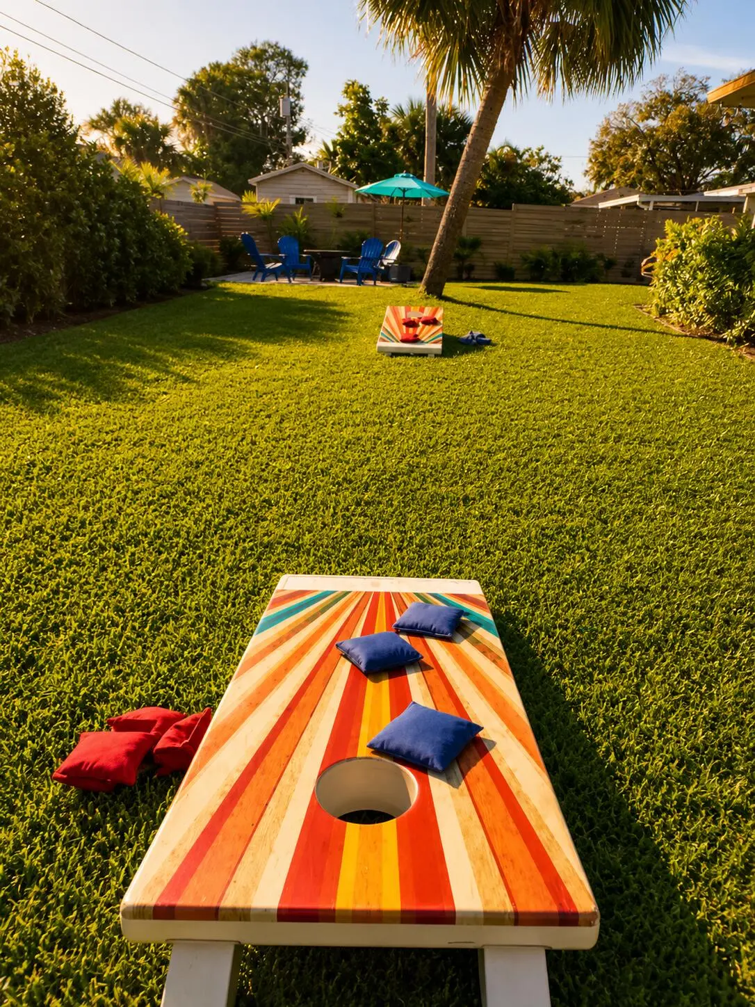 Big back yard at 361 Toledo Street, Sebastian