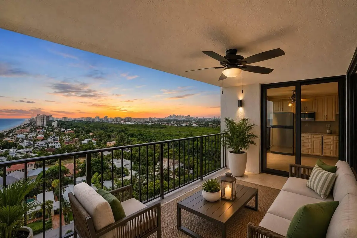 VirtualBalcony3 at 1901 N OCEAN Boulevard STHC, Fort Lauderdale