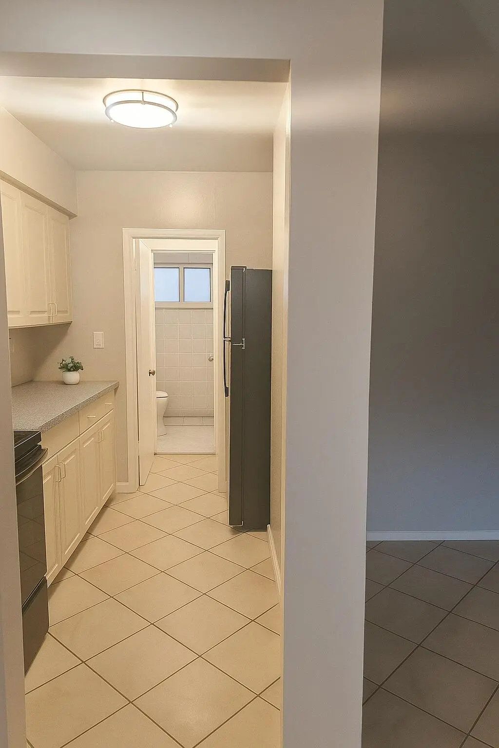 Kitchen 1 - staged at 1129 NE 5th Terrace 2, Fort Lauderdale
