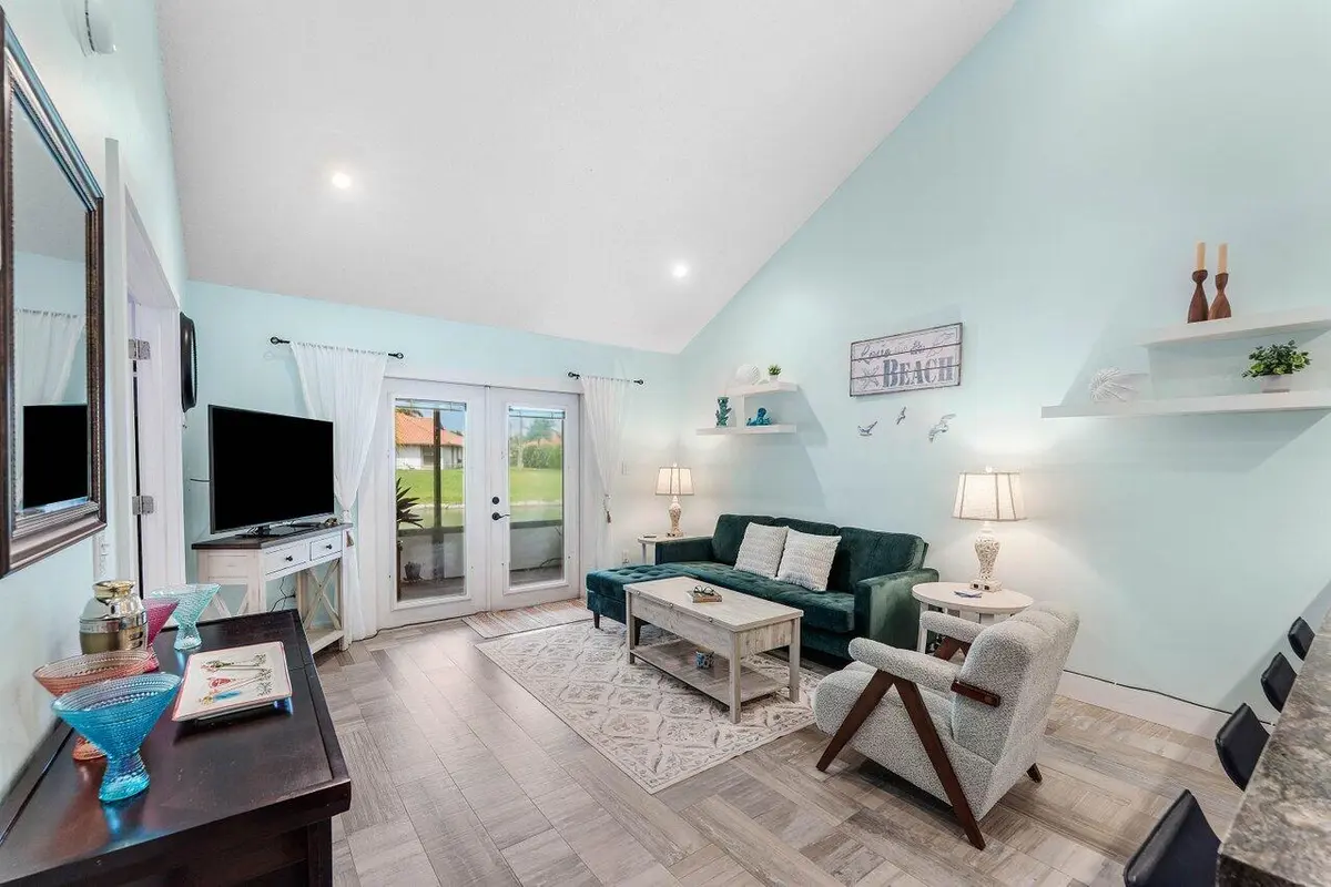 Living Room at 18577 Woodstream Drive, Boca Raton