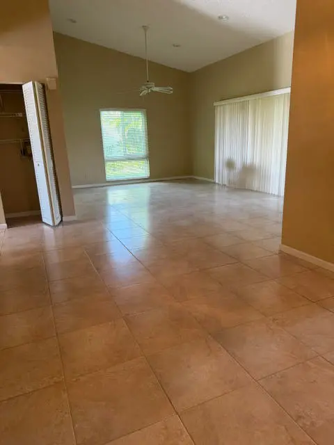 Dining room and living room at 728 Lago Road, Delray Beach