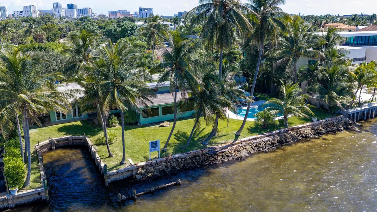 2605 N Riverside Dr Aerial2 at 2605 N RIVERSIDE Drive, Pompano Beach