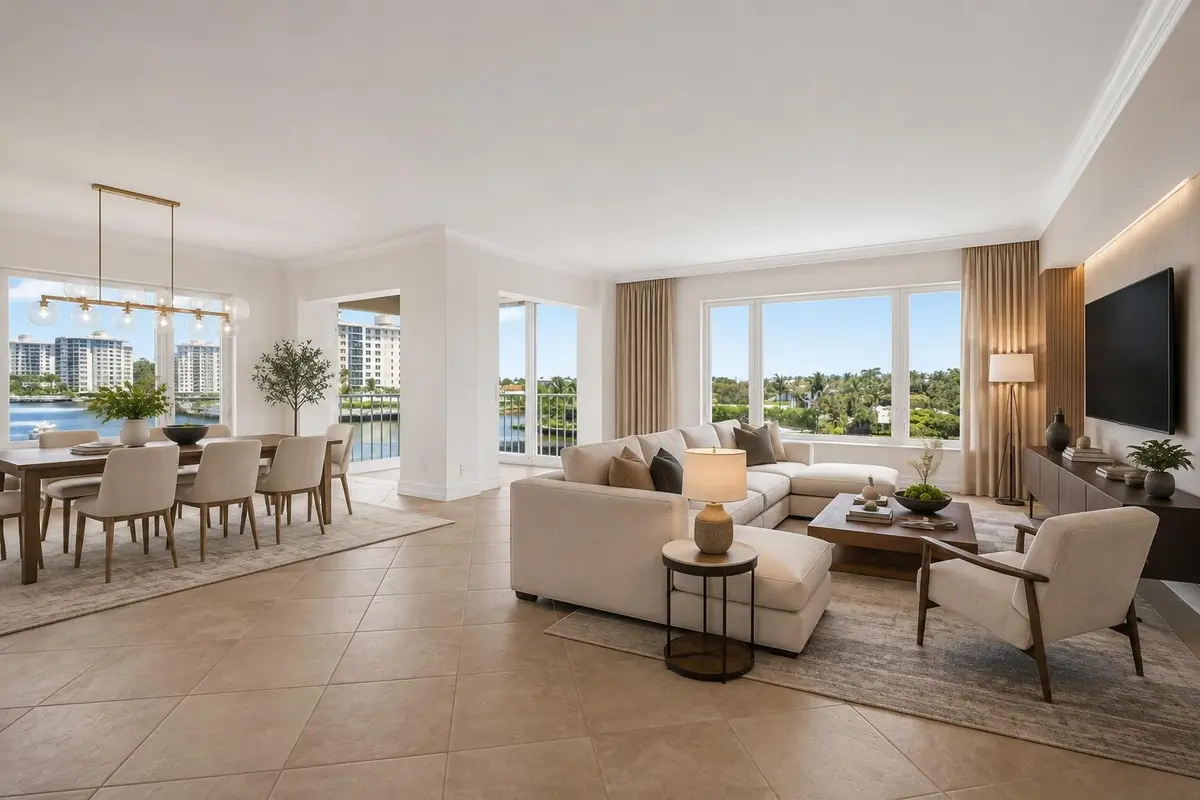 living-dining at 555 SE 6TH Avenue 4F, Delray Beach