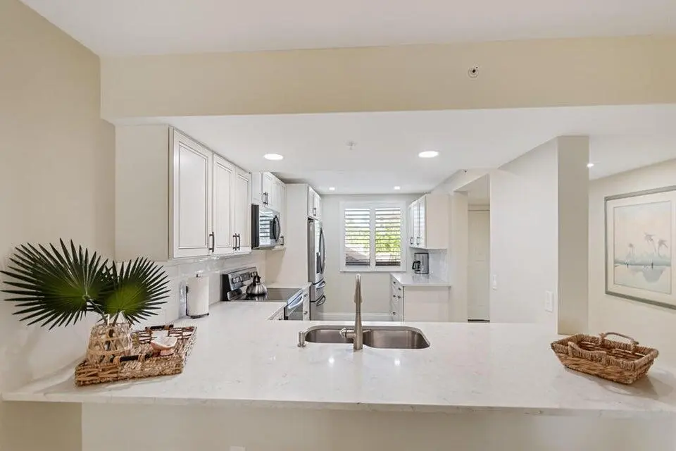 Kitchen at 2101 Marina Isle Way 203, Jupiter