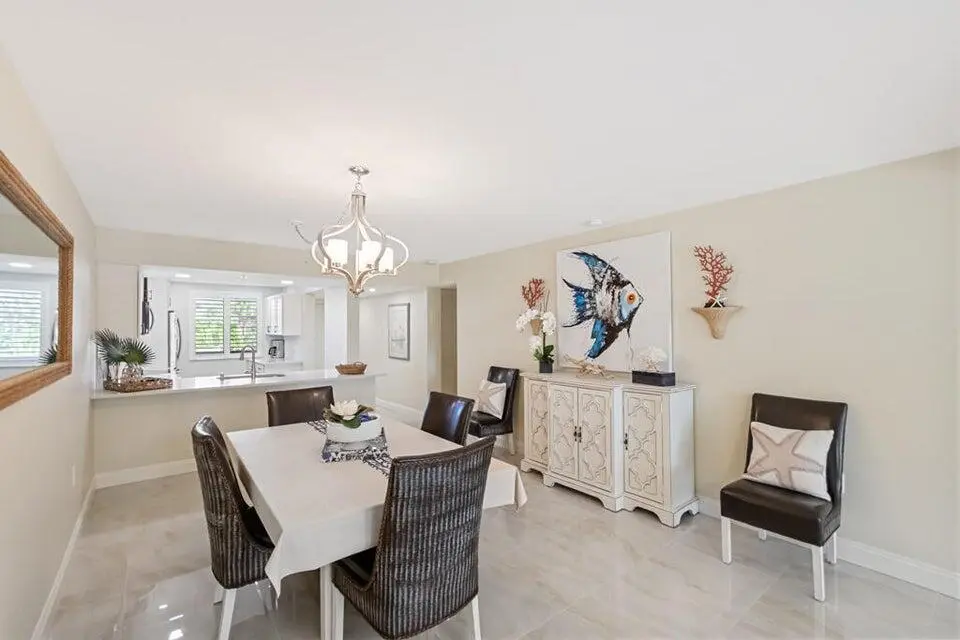 Dining Room at 2101 Marina Isle Way 203, Jupiter