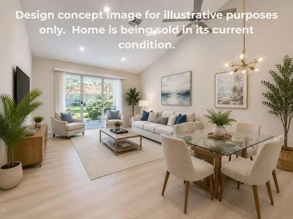 Living Room Design Concept Image at 10410 PLAZA CENTRO, Boca Raton