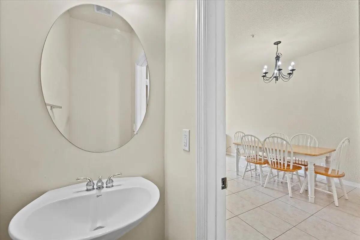 Second Floor Half Bath at 335 E Thatch Palm Circle 104, Jupiter
