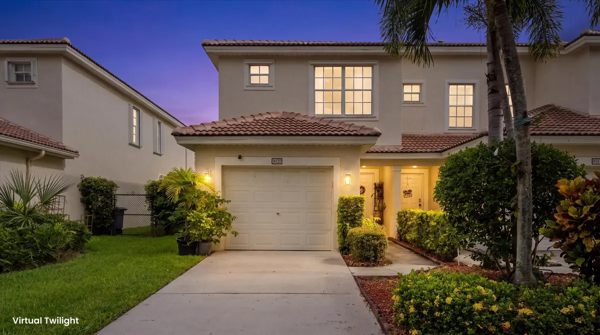 Front Twilight at 9037 Tremezzo Lane, Boynton Beach