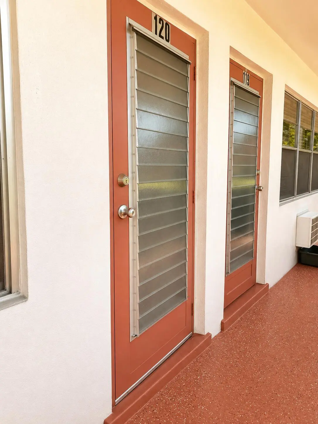 Exterior Entry – Unit Door at 120 WINDSOR F Unit F, West Palm Beach