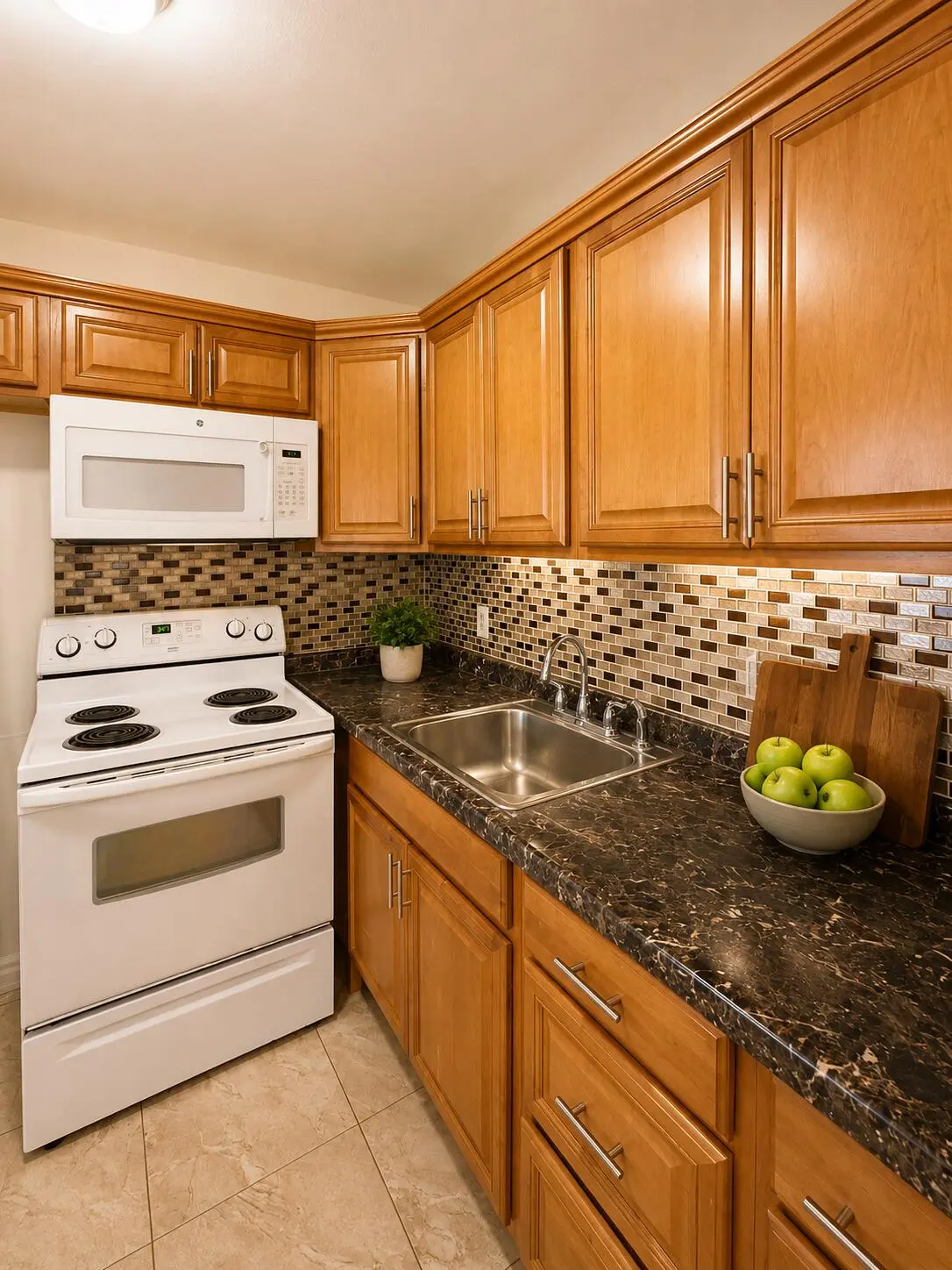 Kitchen – Cabinets, Countertops & Appl at 120 WINDSOR F Unit F, West Palm Beach