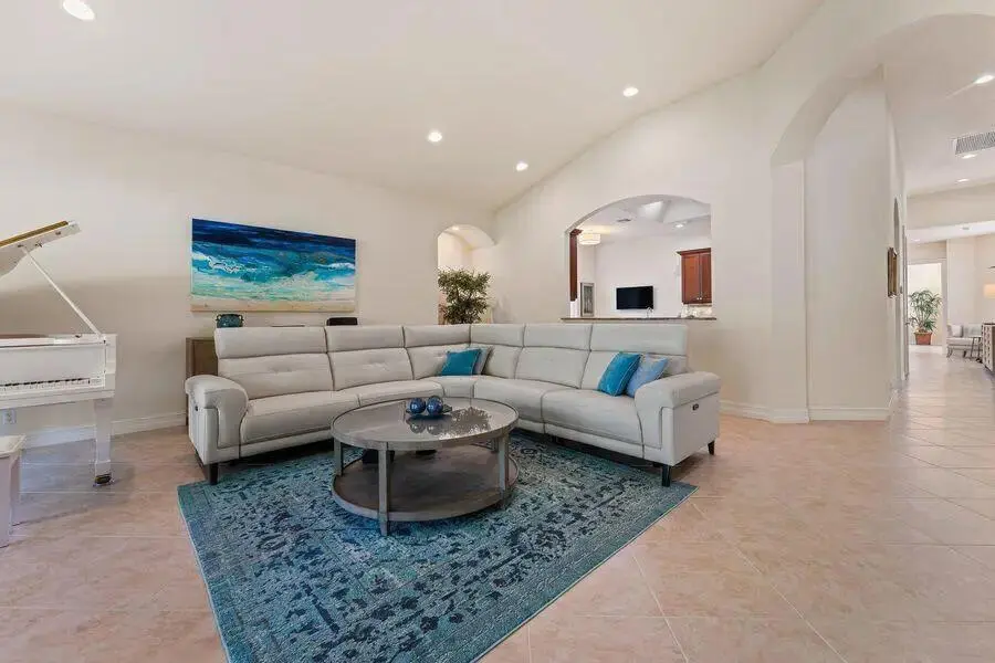 oversized living room at 7502 ORCHID HAMMOCK Drive, West Palm Beach