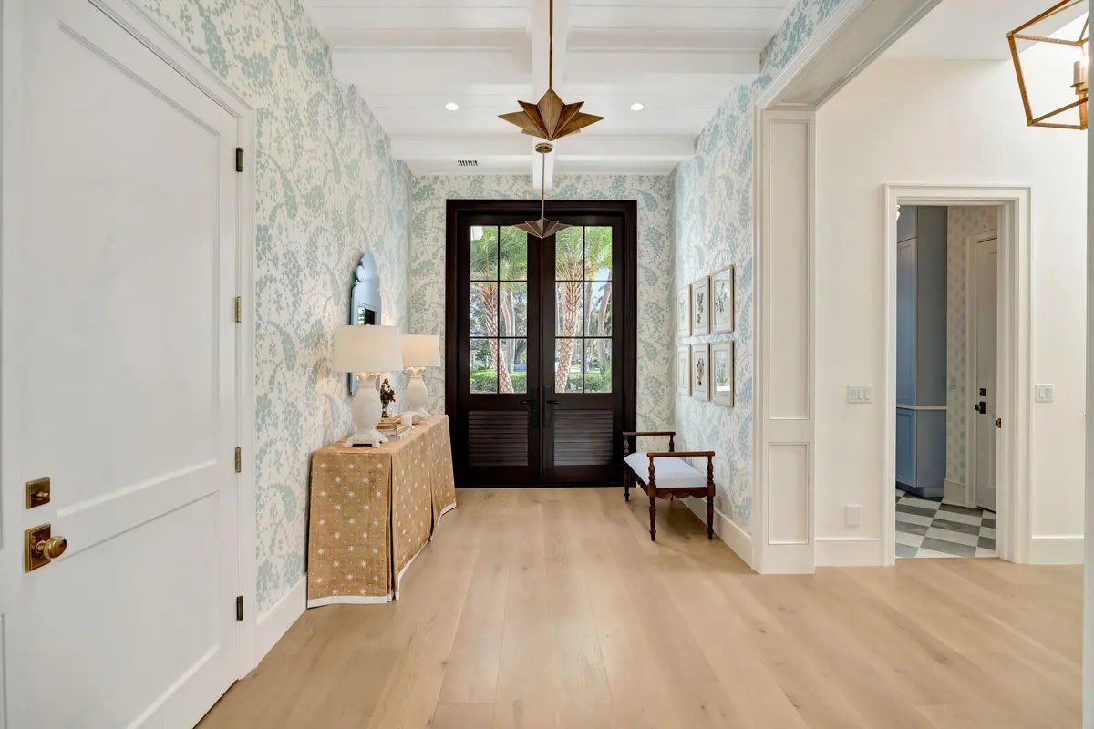 White Oak Flooring at 185 Birkdale Lane, Jupiter