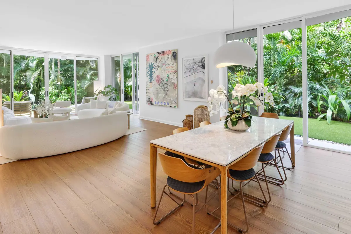Dining Living Room at 429 Australian Avenue 3, Palm Beach