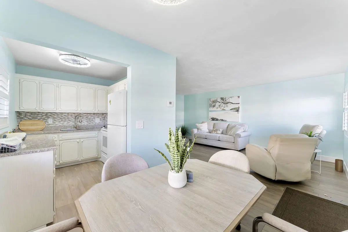 Dining Table/Kitchen area at 3322 CYNTHIA Lane 102, Lake Worth Beach