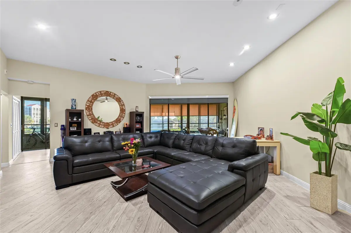 Living room Dining room area at 7520 La Paz Boulevard 306, Boca Raton