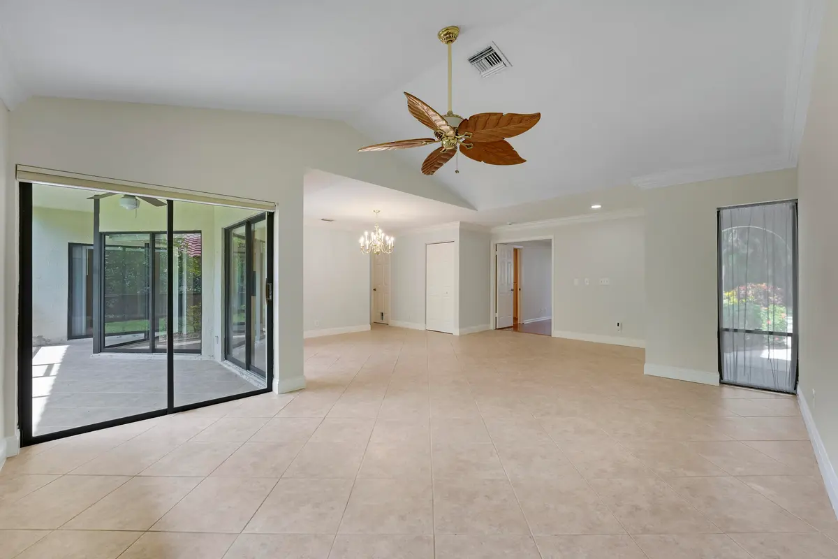 Living/Dining at 13 Lexington Lane A, Palm Beach Gardens