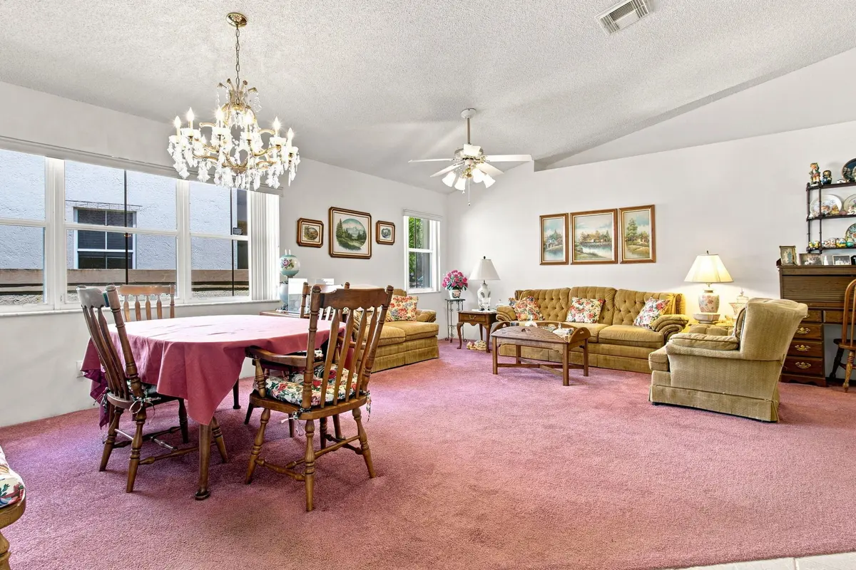 Living & Dining Room at 7460 NW 1st Manor, Plantation