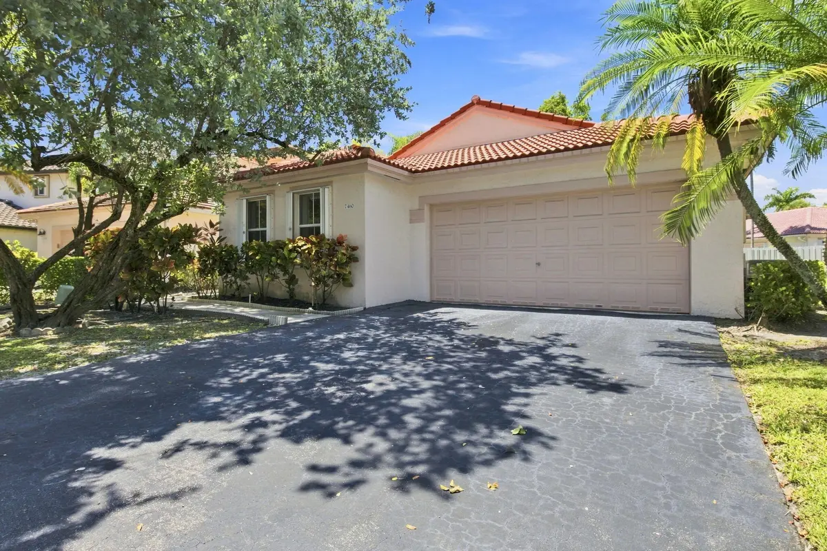 Front of Home at 7460 NW 1st Manor, Plantation